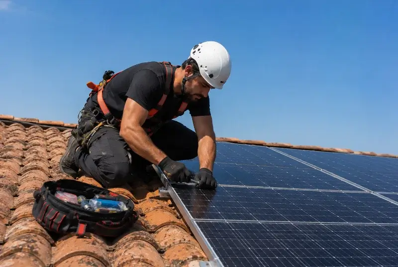 Maintenance et monitoring de panneaux solaires à la Wantzenau